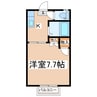 フレンド愛 1Kの間取り