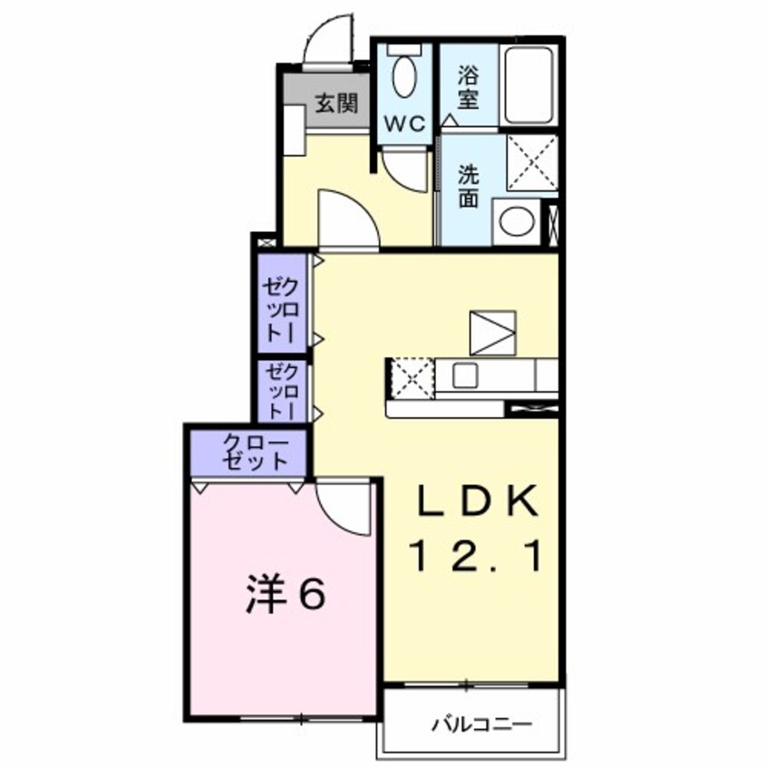 間取図 しなの鉄道しなの鉄道線/滋野駅 徒歩20分 1階 築18年