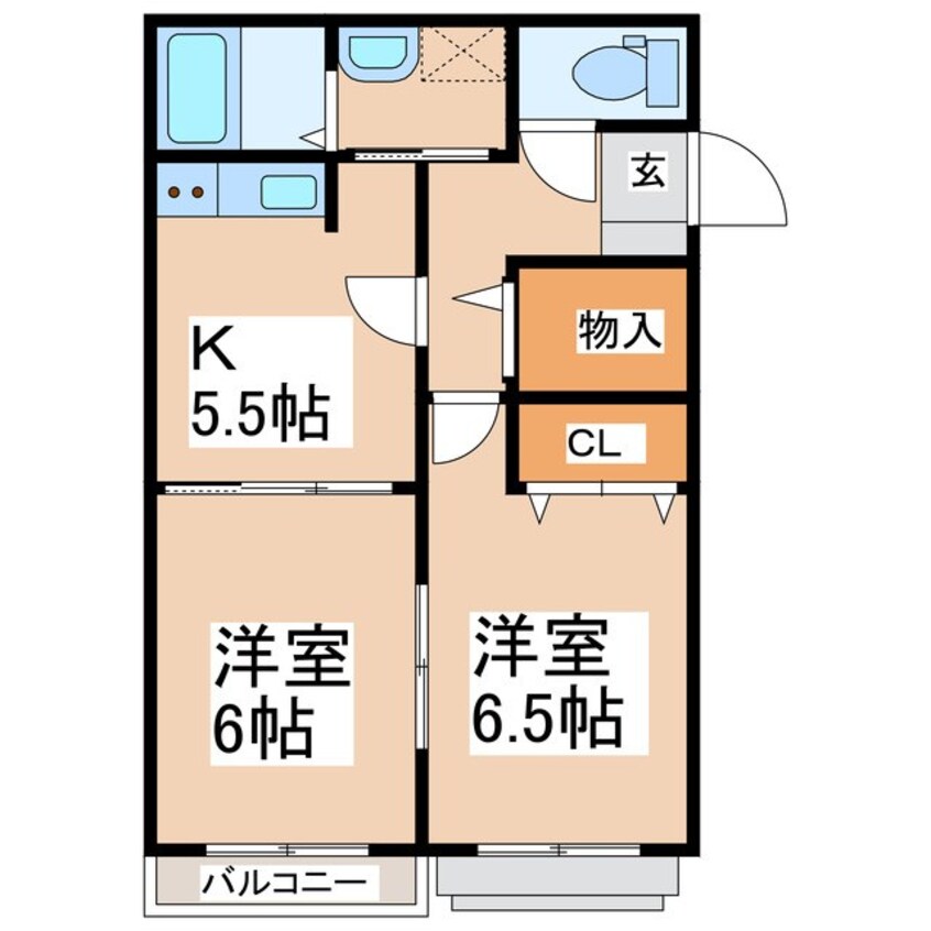 間取図 ハイランドハイツ