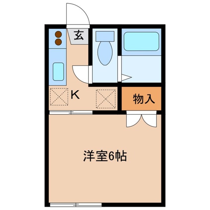 間取図 しなの鉄道しなの鉄道線/上田駅 徒歩28分 1階 築38年