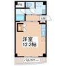 BRANDNEW　City2　E棟 1Rの間取り