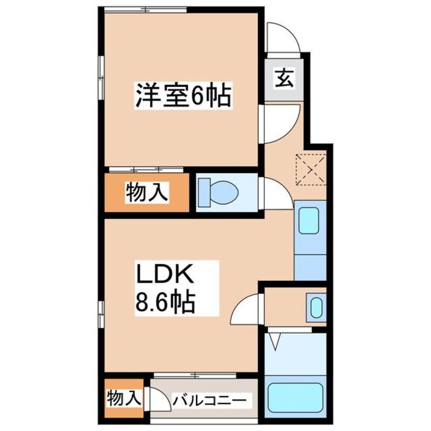 間取図 プレメゾン５上野