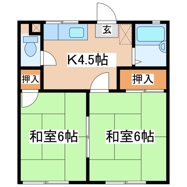 間取り図 フレグランス中丘