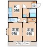 リージェント 2Kの間取り