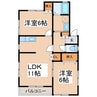 SPAZIO 2LDKの間取り