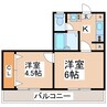 スイングＮ4 2Kの間取り