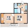 スイングＮ4 2Kの間取り