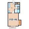 第一サンハイツ 1Kの間取り
