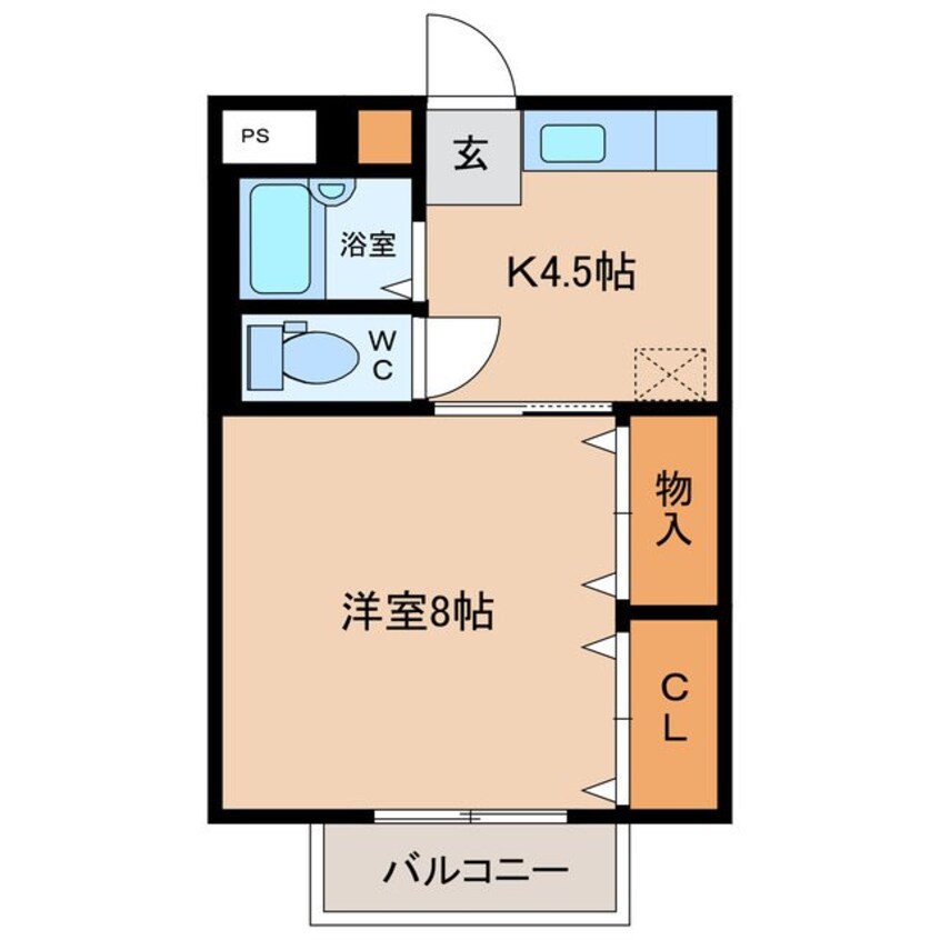 間取図 しなの鉄道しなの鉄道線/西上田駅 徒歩13分 1階 築20年