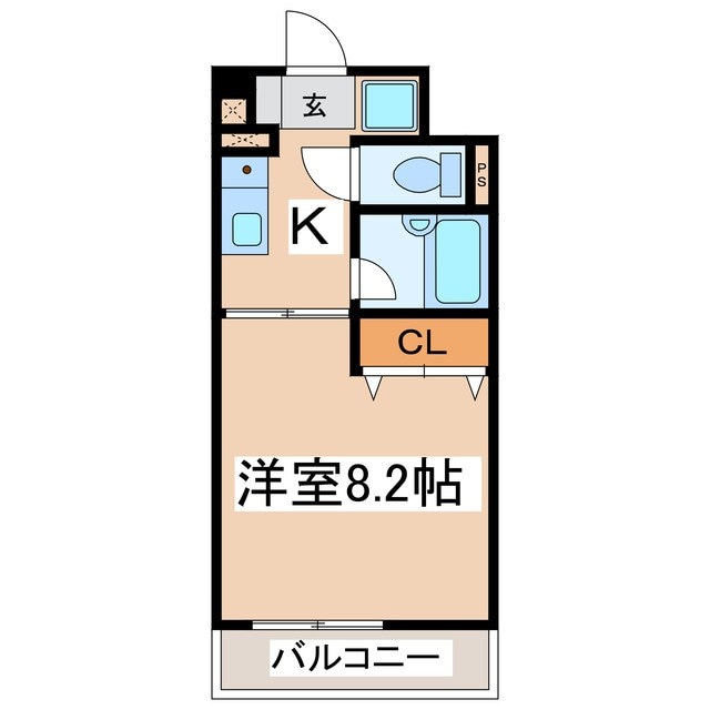 間取り図 しなの鉄道しなの鉄道線/上田駅 徒歩3分 3階 築21年