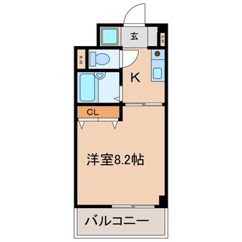 間取図 しなの鉄道しなの鉄道線/上田駅 徒歩3分 5階 築20年