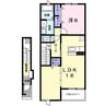 上田電鉄別所線/上田原駅 徒歩38分 2階 築15年 1LDKの間取り
