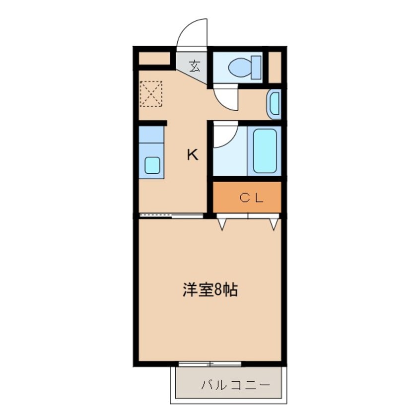 間取図 北陸新幹線（甲信越）/上田駅 徒歩27分 1階 築28年