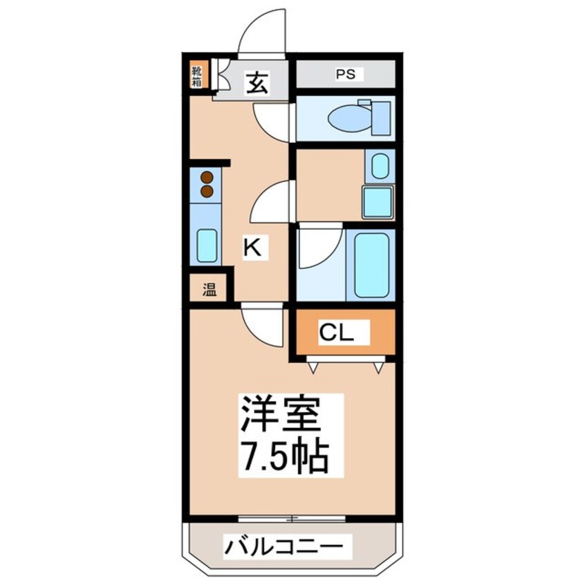 間取図 サンライン東部