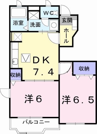 間取図 チェリータウンＡ棟