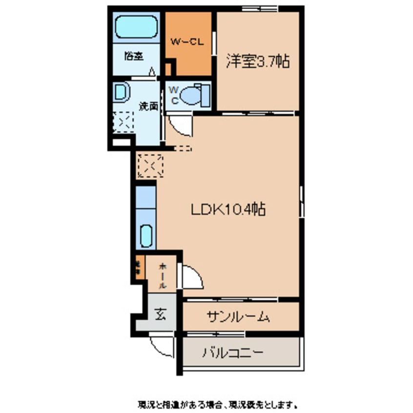 間取図 上田電鉄別所線/上田原駅 徒歩22分 1階 築11年