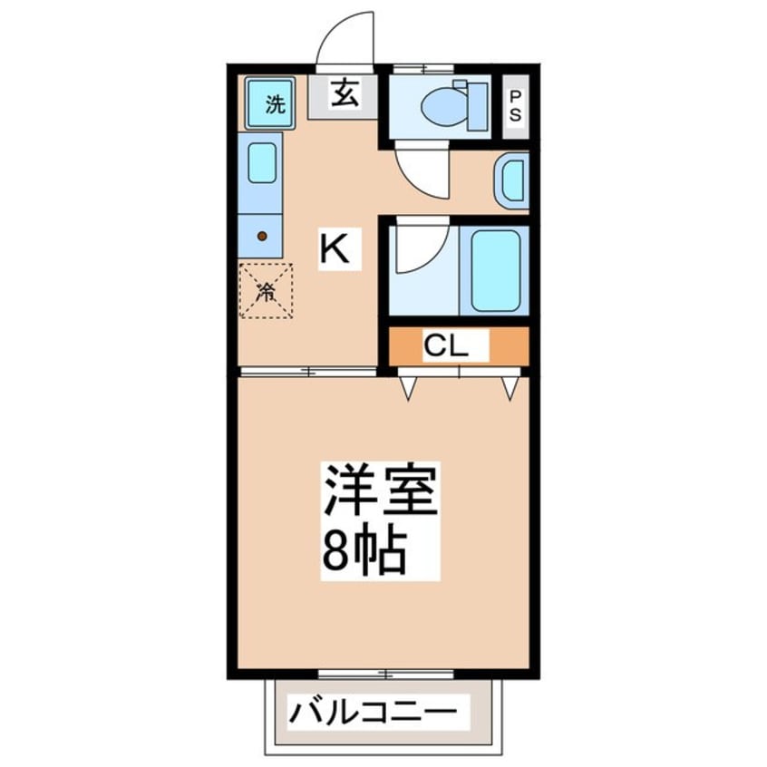 間取図 シャン・カマラードＡ棟