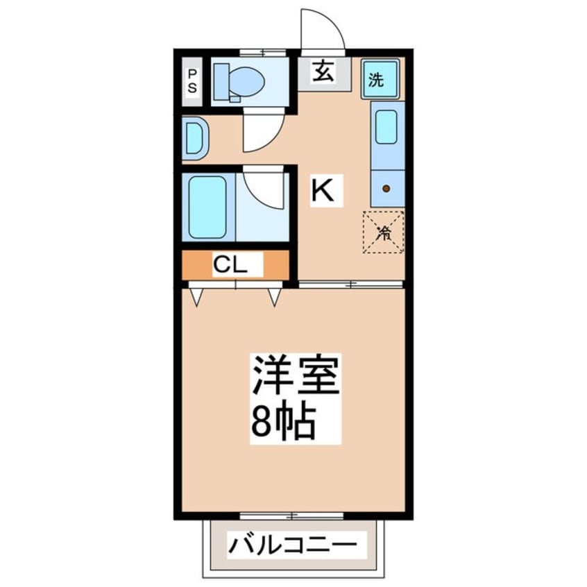 間取図 シャン・カマラードＡ棟