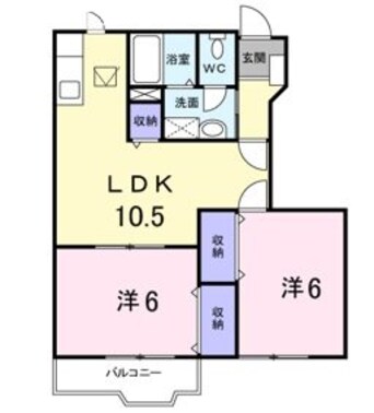 間取図 上田電鉄別所線/上田原駅 徒歩12分 1階 築25年