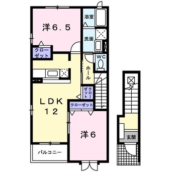 間取図 北陸新幹線（甲信越）/上田駅 徒歩38分 2階 築16年