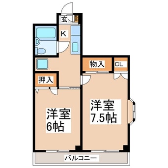 間取図 セントラルコーポ