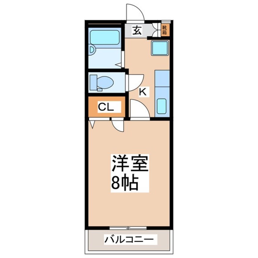 間取図 ジュリアス踏入Ｂ棟