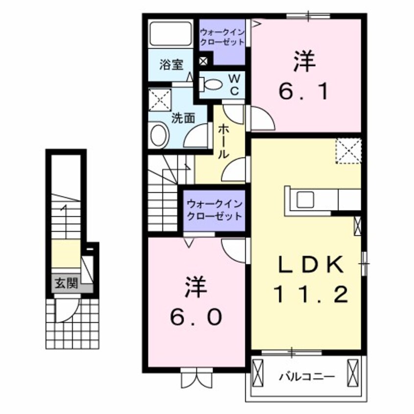 間取図 ラメール