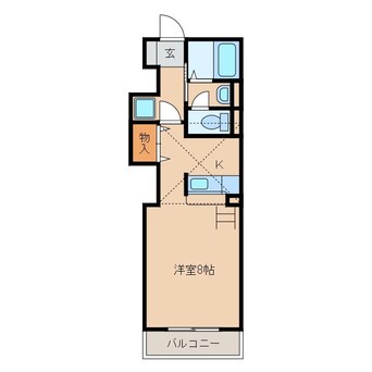 間取図 しなの鉄道しなの鉄道線/上田駅 徒歩25分 3階 築24年