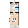 サンコーポ泉 1Kの間取り