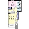 ル・レーブＡ 1LDKの間取り