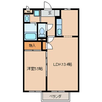 間取図 サープラスS・K