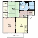 スタジアムハイツの間取図