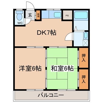 間取図 コーポサンライズ