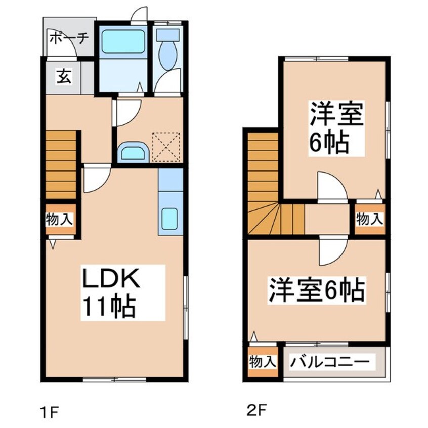 間取図 パレスサンライズ