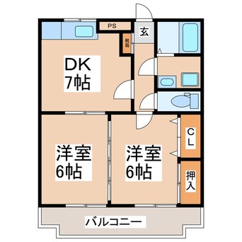 間取図 アシスト上田マンション