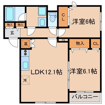 間取図 サンモール北大手