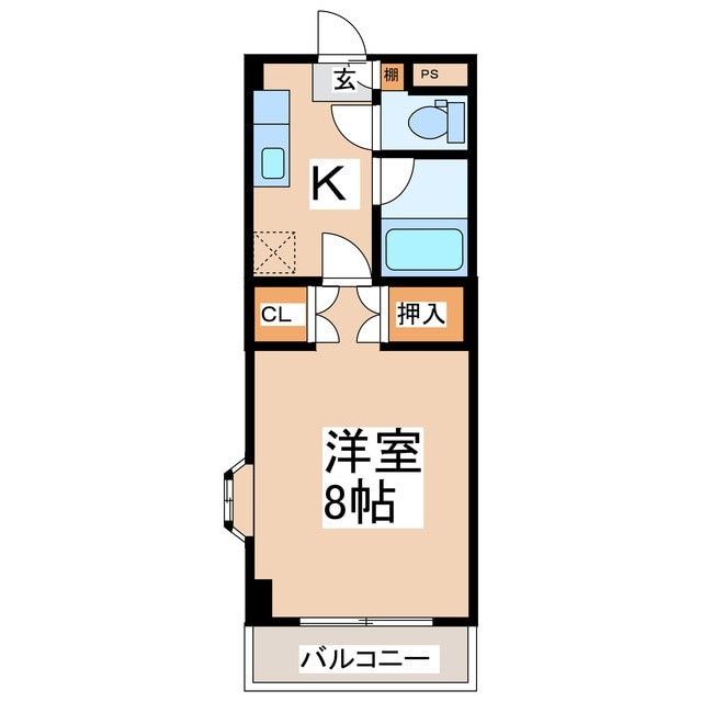 間取り図 コーポロックヒルズ