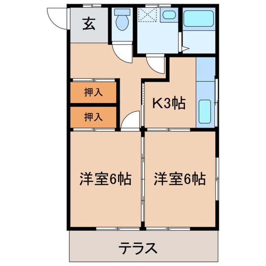 間取図 泉町ハイツ