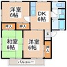 グリーンハイツ山口 3DKの間取り