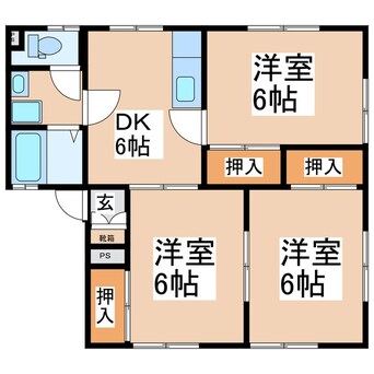 間取図 グリーンハイツ山口