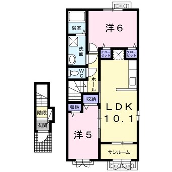 間取図 ウォークアップコクブIII