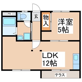 間取図 タウニィ寿里