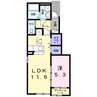 上田電鉄別所線/赤坂上駅 徒歩9分 1階 築8年 1LDKの間取り