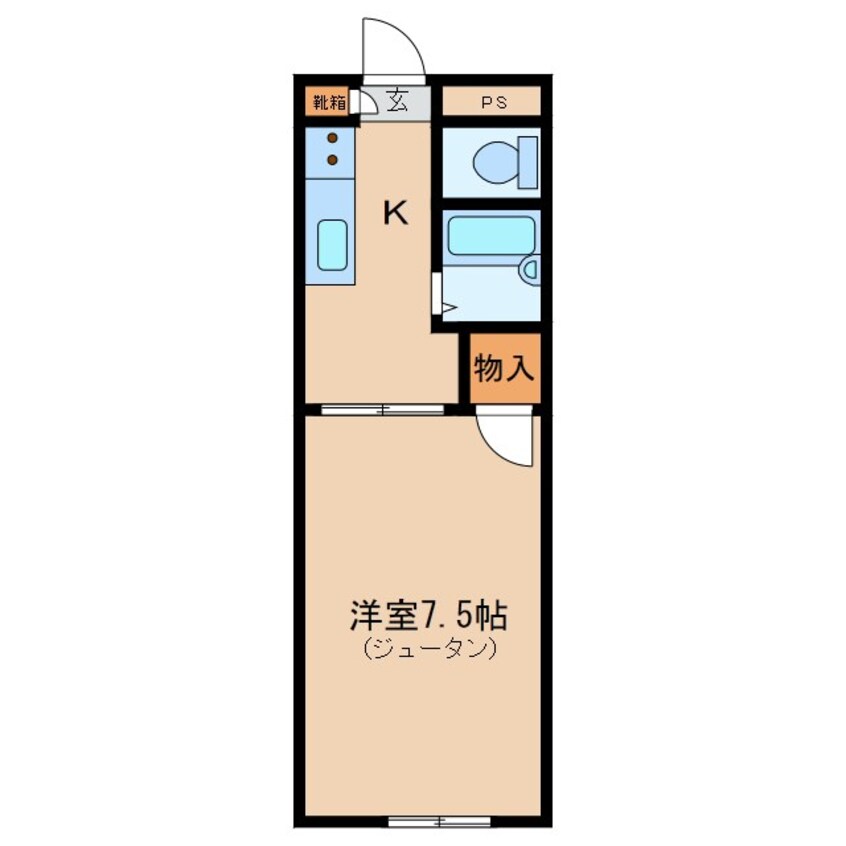 間取図 新風ハイツ2号