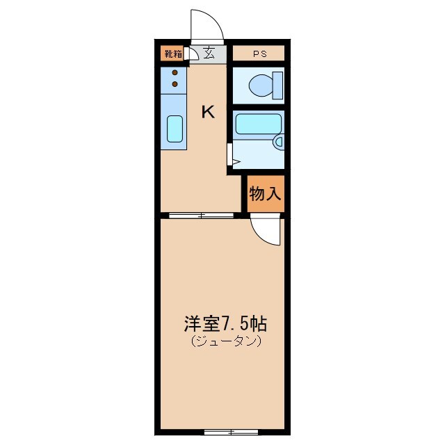 間取り図 新風ハイツ2号