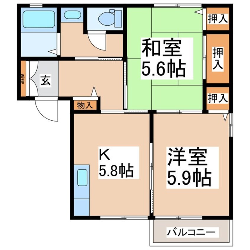 間取図 グランドディアスＣ棟