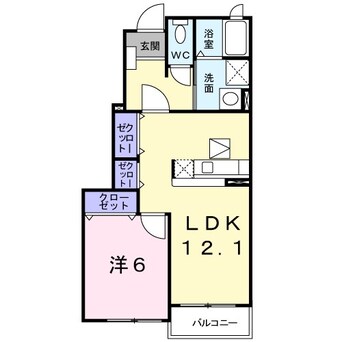 間取図 カーサエレガンテＣ棟