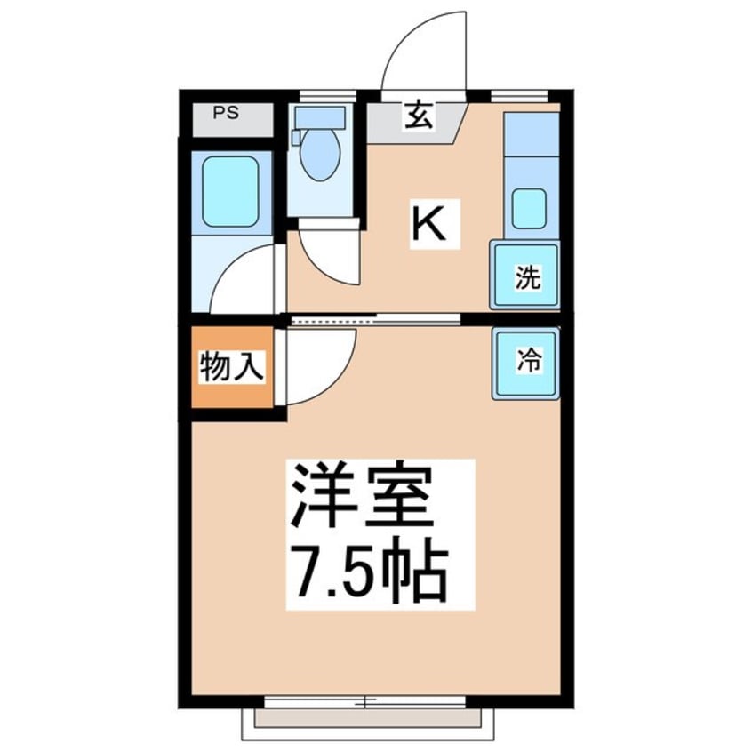 間取図 パークハイツ上田ＢI棟