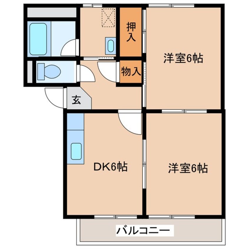 間取図 コーポシャルマン