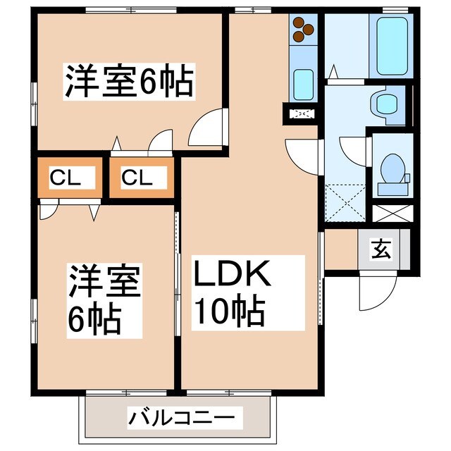 間取り図 オレンジヒルズＡ棟